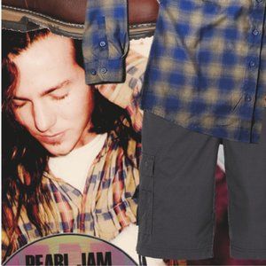 Dixxon the Eddie Veddar Flannel Seattle Women’s XL Grunge Alternative Rock